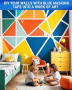 KIWIHUB 10 Rolls Painters Tape 2 inch Wide, Wall Painting, Home Improvement - Image 6