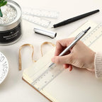 Eboot 50 Pack 12 Inch Rulers Bulk Clear Plastic Ruler Measuring Tool - Image 2