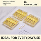 NEEWAY Colorful Large Paper Clips, 2 Inch Jumbo Paper Clips, 3 Pack of 50 - Image 6