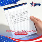 WritePads Legal note pads 8.5"x11" Legal Pads, Wide Ruled, 12 Pack, 50 Sheets - Image 8