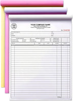 Custom Invoice Book with Logo 50 Set Personalized Receipt Books Customized by Unknown