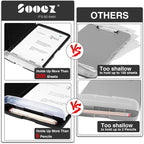 Sooez Clipboard with Storage, High Capacity Nursing Clip Board 8.5 x 11 with - Image 3