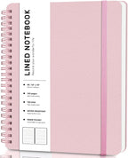 Lined Spiral Journal Notebook, B5 Spiral Notebook, 7.8''×10'' Journaling by ABERLLS