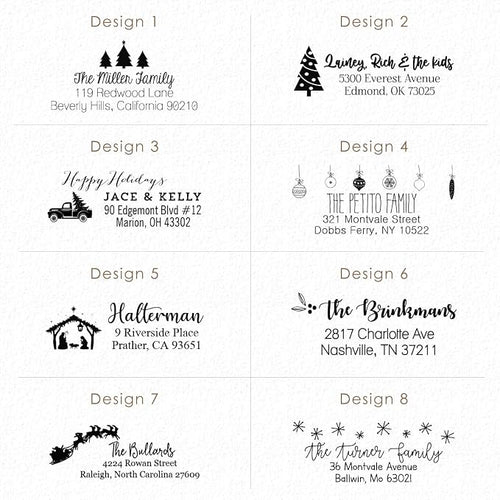 Address Stamp - Custom Stamps for Mailing I Create Personalized Name and Return - Image 2