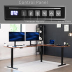 VIVO Electric Corner 84 x 63 inch L-Shaped Standing Desk, Memory Height - Image 5
