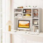 Tangkula Desktop Bookshelf, 3-Tier Desk Display Rack Organizer - Image 2