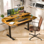 Kingant 63 x 30 Inch Electric Standing Desk - Image 2