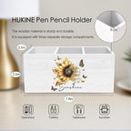 HUKINE Sunflower Inspirational Quotes Pen Holder - Image 6