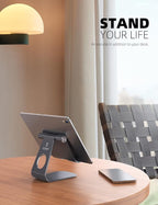 Lamicall Tablet Stand Adjustable, Tablet Stand : Desktop Stand Holder Dock - Image 2