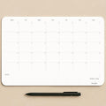 Undated Monthly Planner Notepad, Desk Calendar by CLEVERSIGNS