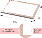 SXboxing Sticky Notes 4X6 Inches, 2 Pack Large Cute Self-Stick Pads, Bright - Image 4