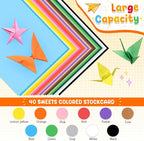 40 Sheets Red Card Stock, 180gsm/65lb Cardstock Paper 8.5" x 11", Bulk Craft - Image 3