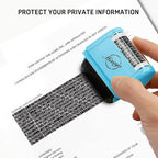 Miseyo Wide Identity Theft Protection Roller Stamp Set - Image 4