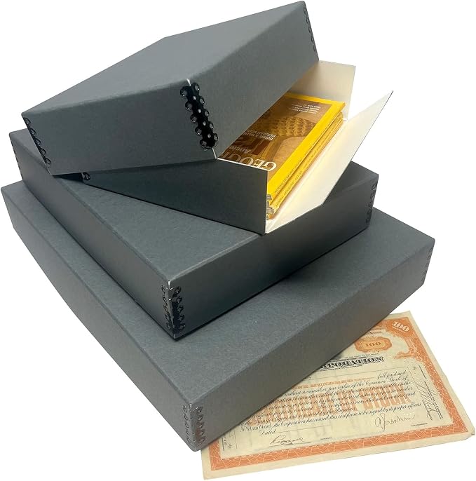 Lineco Museum Archival Storage Box, 11.75x18.25x3 in. Drop Front Design. - Image 8