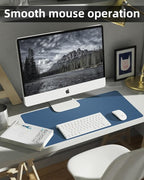 Pu Leather Desk Protector, Non-Slip Laptop Mat - Image 4