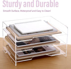 SANRUI Acrylic Paper Organizer Letter Tray - Image 6