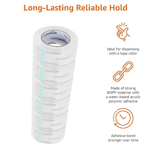 Amazon Basics Packing Tape, Designed - Image 4