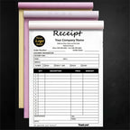 Custom Invoice Book in 3-Part /2-Part Receipt Book - Image 2