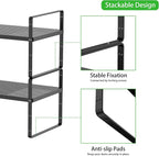 SOFRON Expandable Cabinet Storage Shelf Stackable Organizer Rack - Image 5