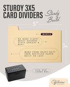OFFILICIOUS Index Card Box 3x5 - Image 3