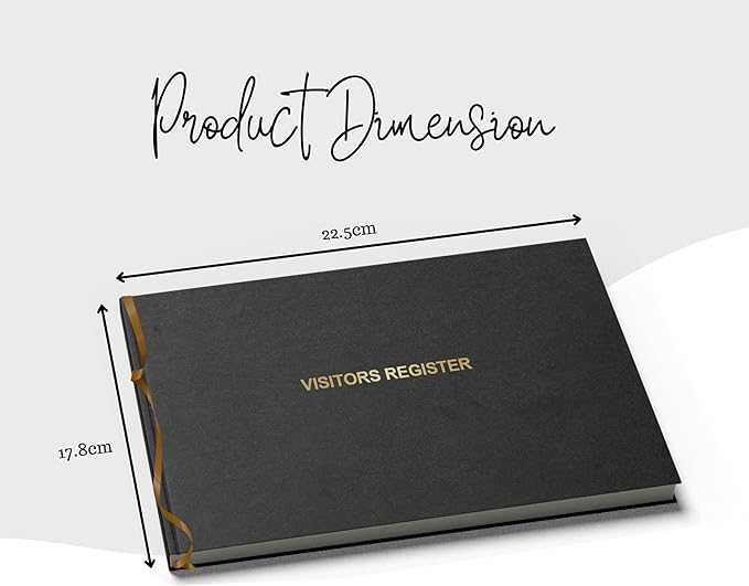Officewerks Visitors Register & Guest Book, 120 Pages, 8 7/8" X 7", Durable - Image 4
