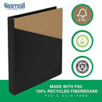 Samsill 3 Inch 3 Ring Binders, Made in USA, Economy Round Ring, 550 Sheet - Image 4