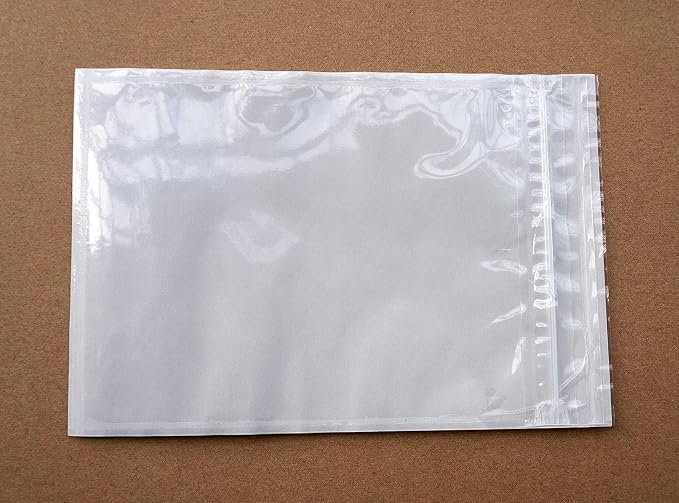BEUYI Premium 6.7'' x 10'' Resealable Adhesive Shipping Label/documents Pouches - Image 4