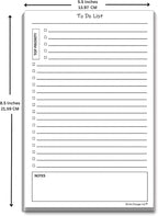 TO DO List Notepads Planner Pads. ToDo Checklist w/Priority & Note Sections. - Image 8