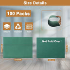 Silunkia 100 Packs 10 Assorted Colors Blank Note Cards and Envelopes 4.25 x 5.5 - Image 2