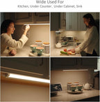 Leetdud LED Under Cabinet Lighting Hardwired or Plug in, 18 Inch 9W, Dimmable 5 - Image 5