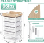Rolling Storage Utility Cart - Image 3