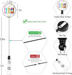 ID Badge Holder with Lanyard, Retractable Badge Holders Reels, Breakaway - Image 6
