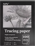 Tracing Paper 8.5x11 inch, 100 Sheets Transparent Vellum Paper by SuFlyDirect