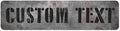 Custom Sign, Custom Street Sign, 11 Font Colors, 13 Font Styles, 4 Hole Options by MySignCenter