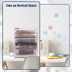 EASEPRES Desk File Organizer Mesh 6-Tier, Hanging Wall Mount Document - Image 2