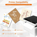 Guakicae 60 Sheets Cream Cardstock 5 x 7 Ivory Paper, 300gsm/110lb Heavyweight - Image 5
