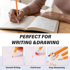 TecUnite 600 Pcs HB #2 Unsharpened Pencils bulk - Image 4