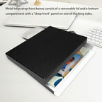 Lineco Museum Archival Storage Box, 9.75x12.75x1.5 in. Drop Front Design. - Image 3