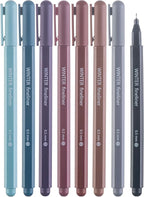 DIVERSEBEE Fine Tip Pens, 8 Bible Pens No Bleed Through, 0.5mm Fine Point by DiverseBee