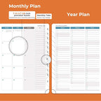 IN-LUXPRO Planner 2026 Daily Weekly and Monthly, 11.5"x8.5", 12 Months Spiral - Image 4
