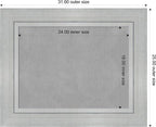 Amanti Art Silver Framed Magnetic Board 25x31 Medium Vision Board - Image 4