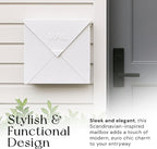 NACH Chicago White Extra Large Mailbox, Rust Resistant Large Mailboxes - Image 2