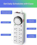BN-LINK 8 Outlet Surge Protector - Image 2