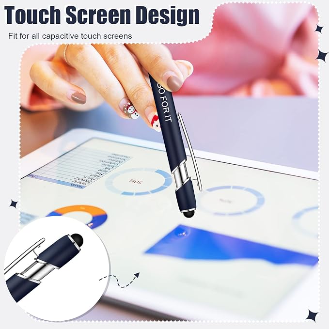 Zonon 12 Pcs Inspirational Pens Bulk Funny Ballpoint Pen - Image 5