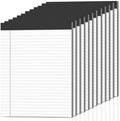 12-Pack Legal Pads 8.5"x11" Wide Ruled Note Pads by Nichela