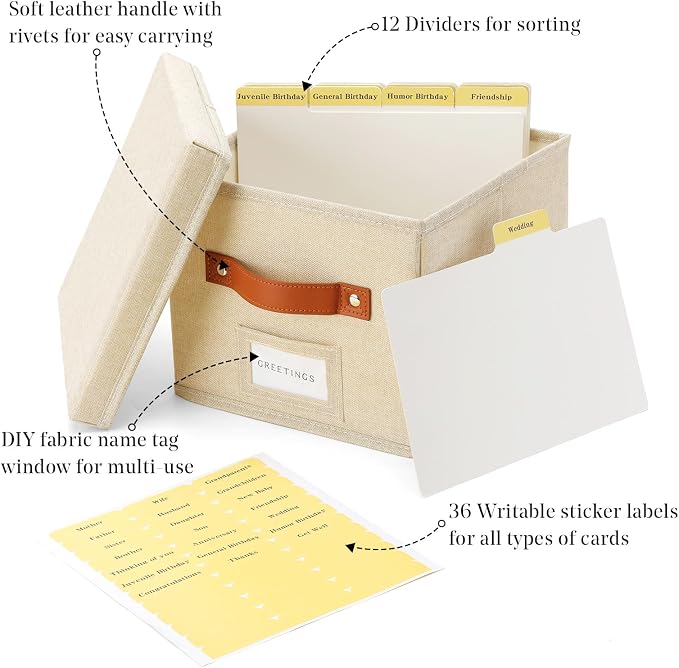 TARSUKA Greeting Card Organizer - Image 4
