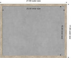 Amanti Art Silver Framed Magnetic Board 17x21 Small Vision Board - Image 3