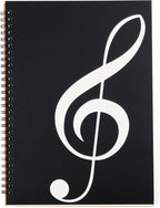MoHern Blank Sheet Music Notebook, 160 Pages Composition Staff Paper Notebook by MoHern