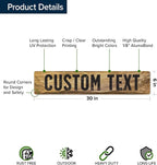 Custom Sign, Custom Street Sign, 11 Font Colors, 13 Font Styles, 4 Hole Options - Image 6