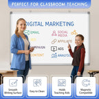 Grtard 36" x 24" Magnetic Dry Erase Whiteboard - Image 4